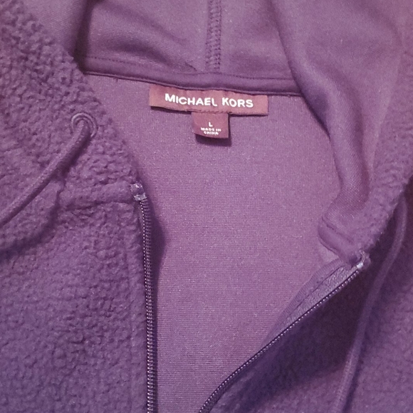 Michael Kors BRAND NEW 🔥 Zip Up Hoodie! NAVY! - Picture 2 of 3